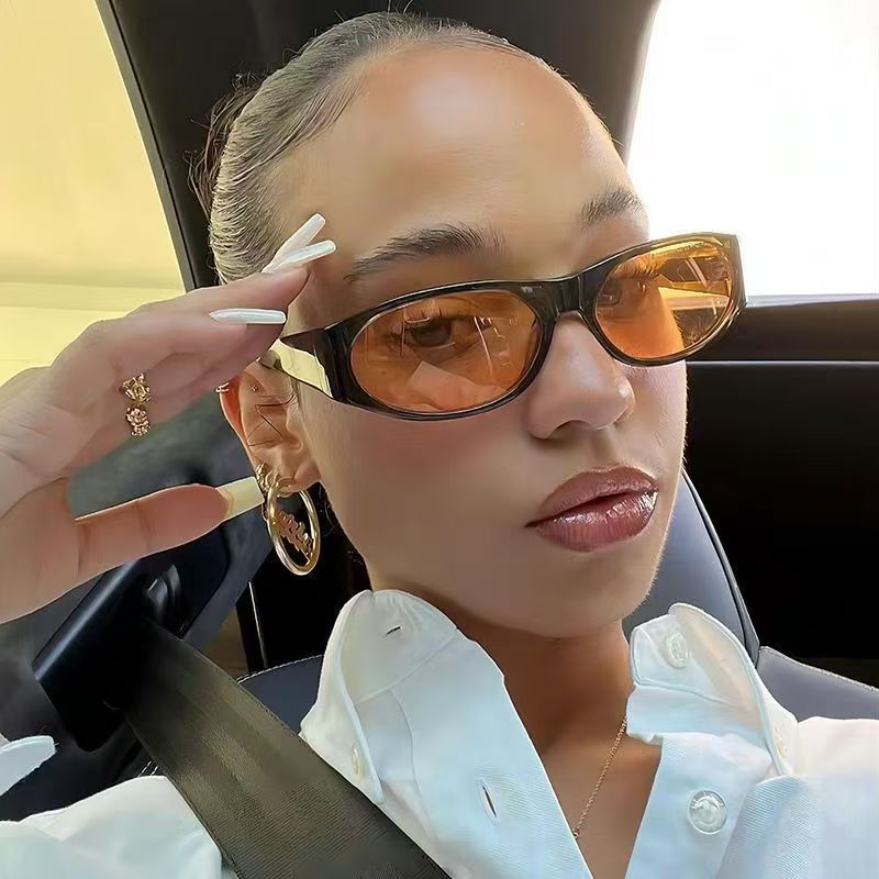 Small Oval Sunglasses Women Me - Sunglasses Cat Eye ulasan dan harga