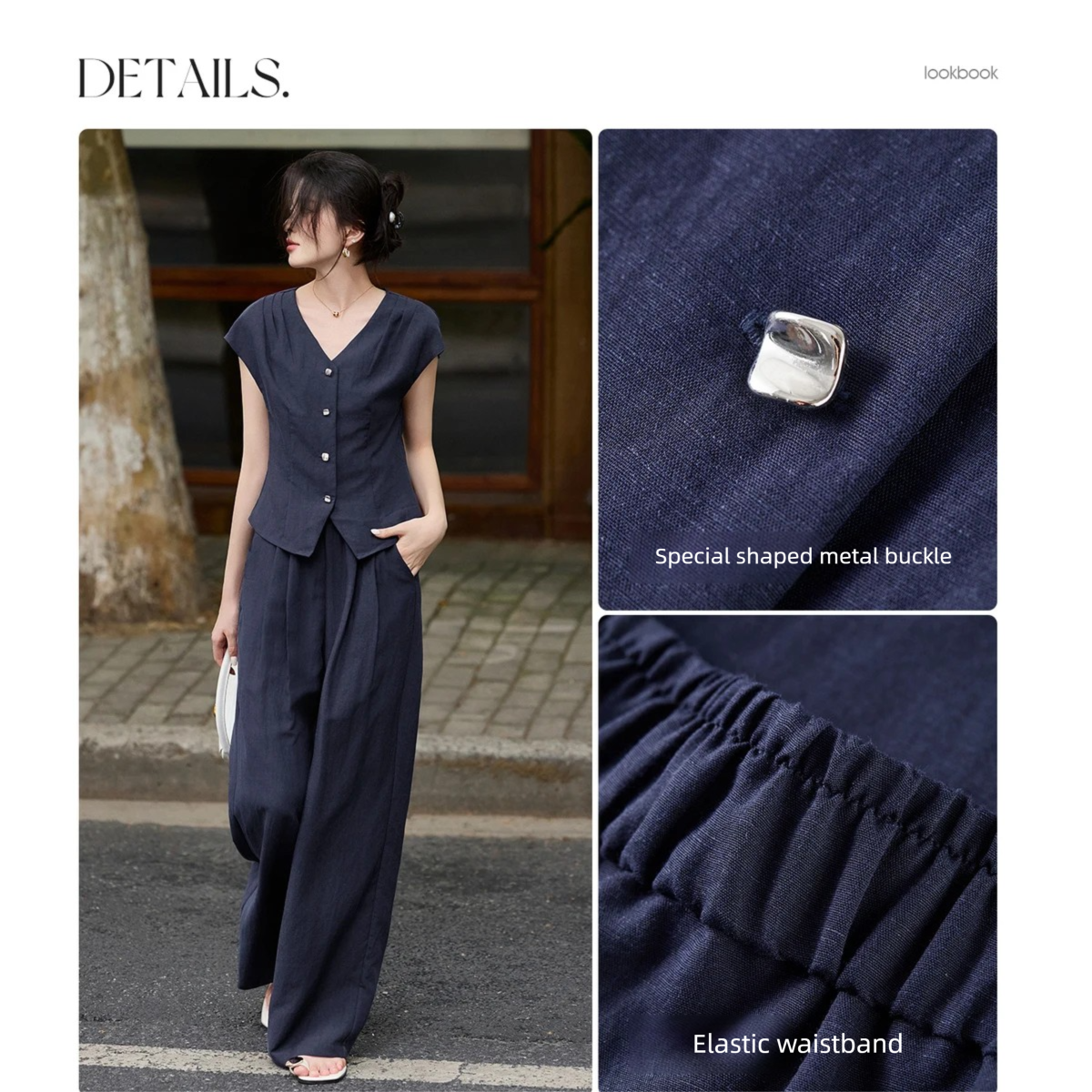 SENTUBILA Summer Linen Pant Se - Linen Pant Wide ulasan dan harga