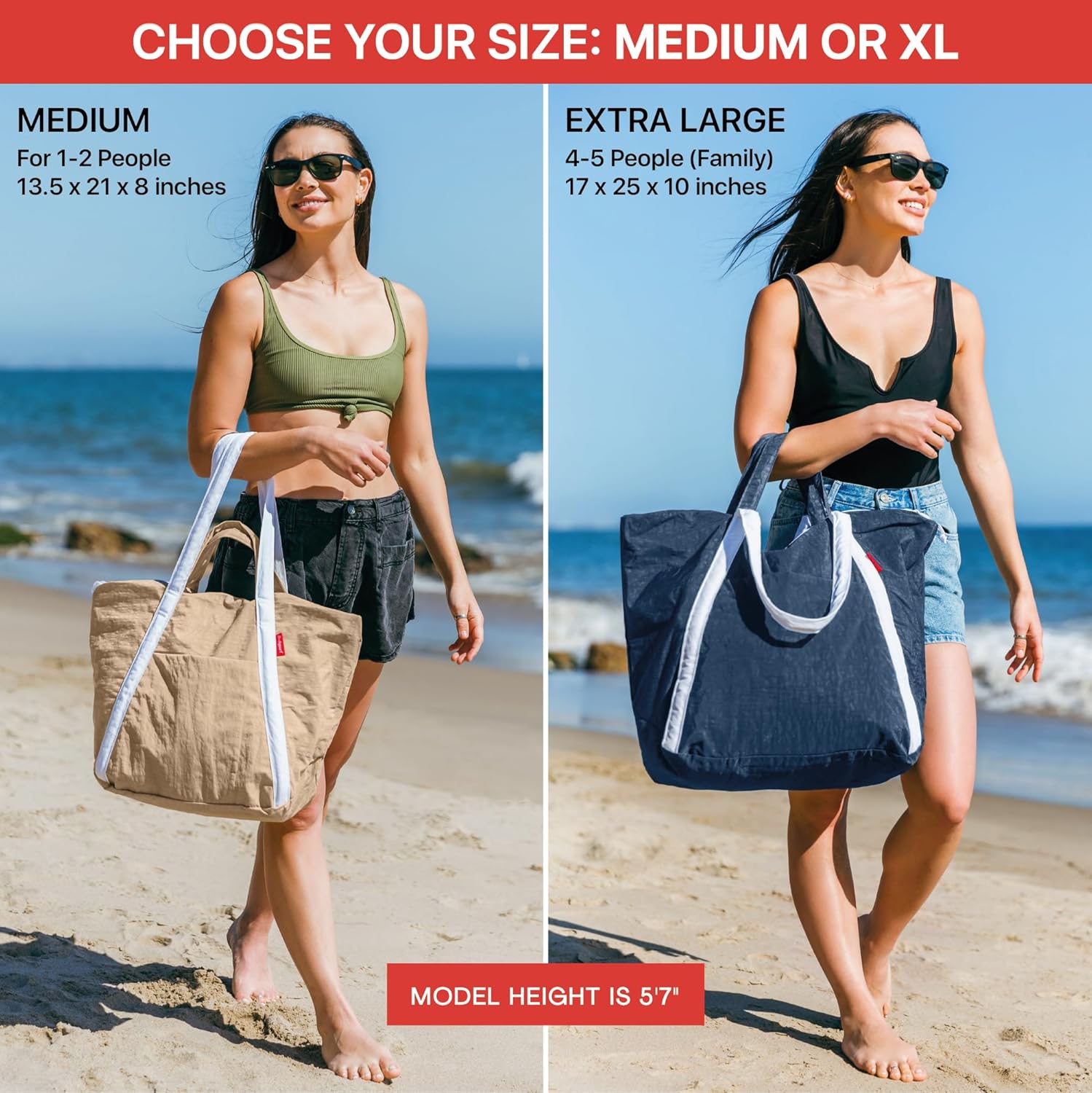 Waterproof Beach Bag for Trave - Tote Bag Beach ulasan dan harga