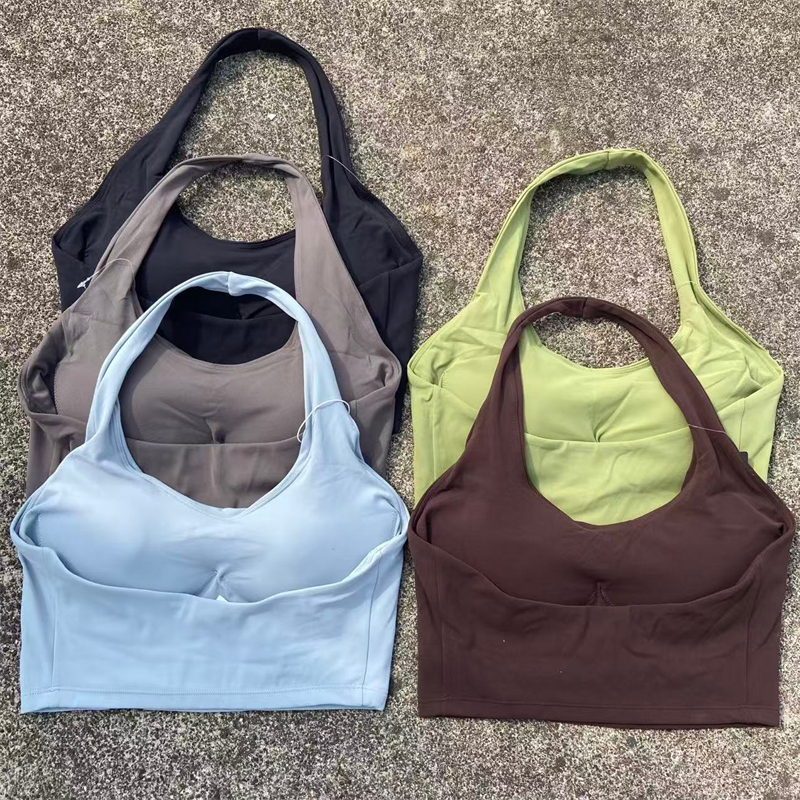 Halter Neck Sports Bra Women G - Bralette Triangle Set ulasan dan harga