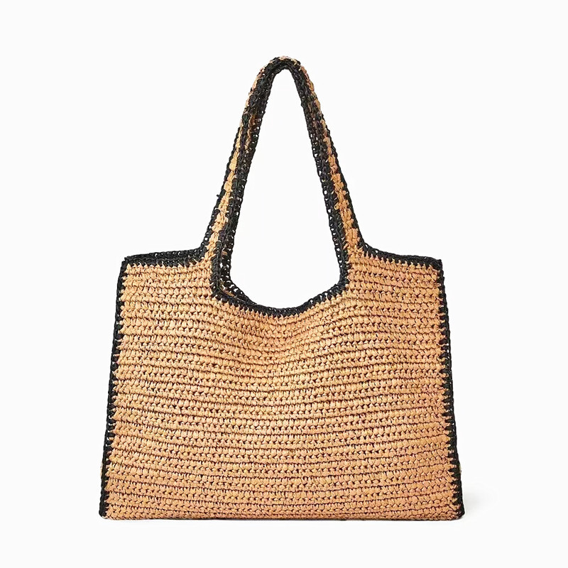 Straw Woven Tote Bags for Wome - Crochet Bag Raffia ulasan dan harga