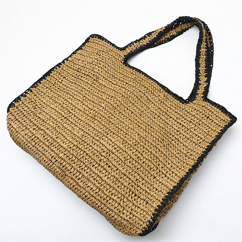 Straw Woven Tote Bags for Wome - Crochet Bag Raffia ulasan dan harga