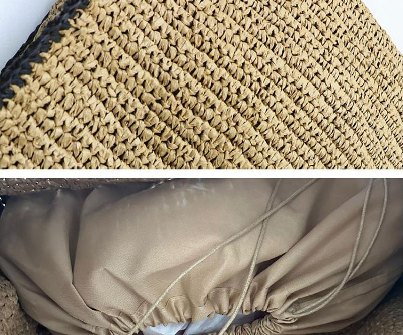 Straw Woven Tote Bags for Wome - Crochet Bag Raffia ulasan dan harga