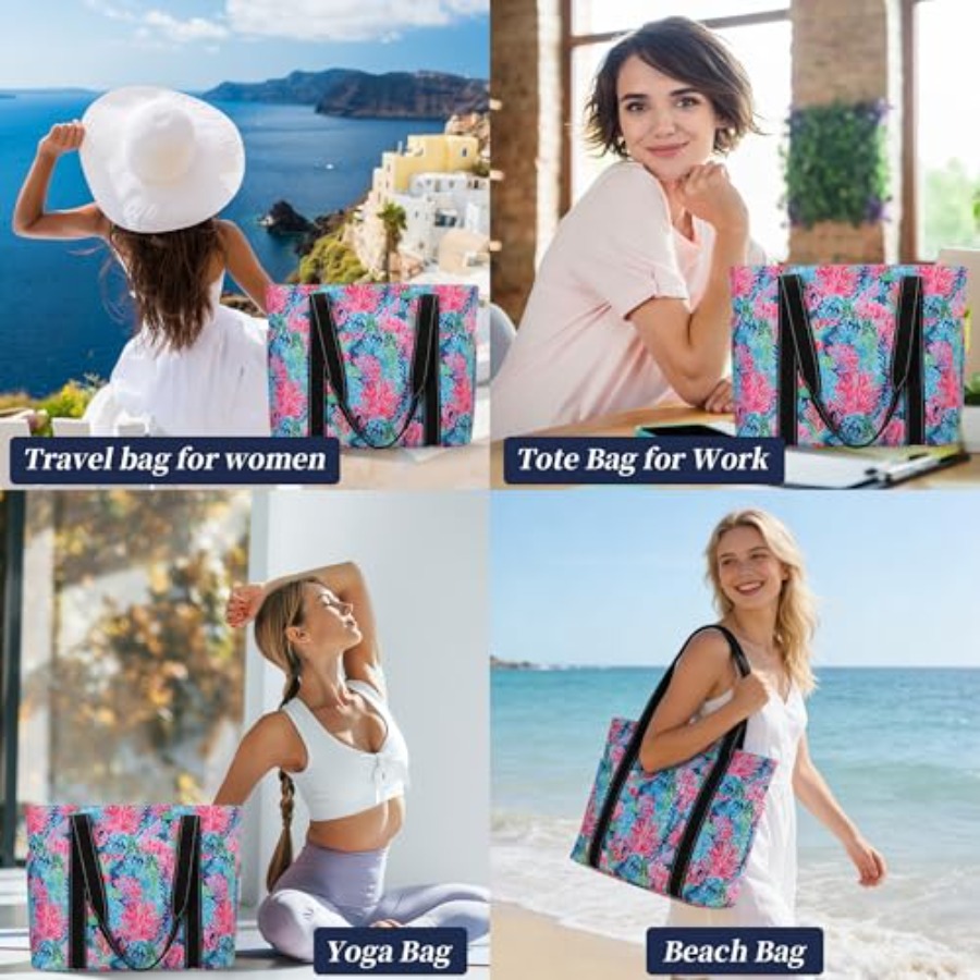 Tote Bag for Women with Laptop - Tote Bag Beach ulasan dan harga
