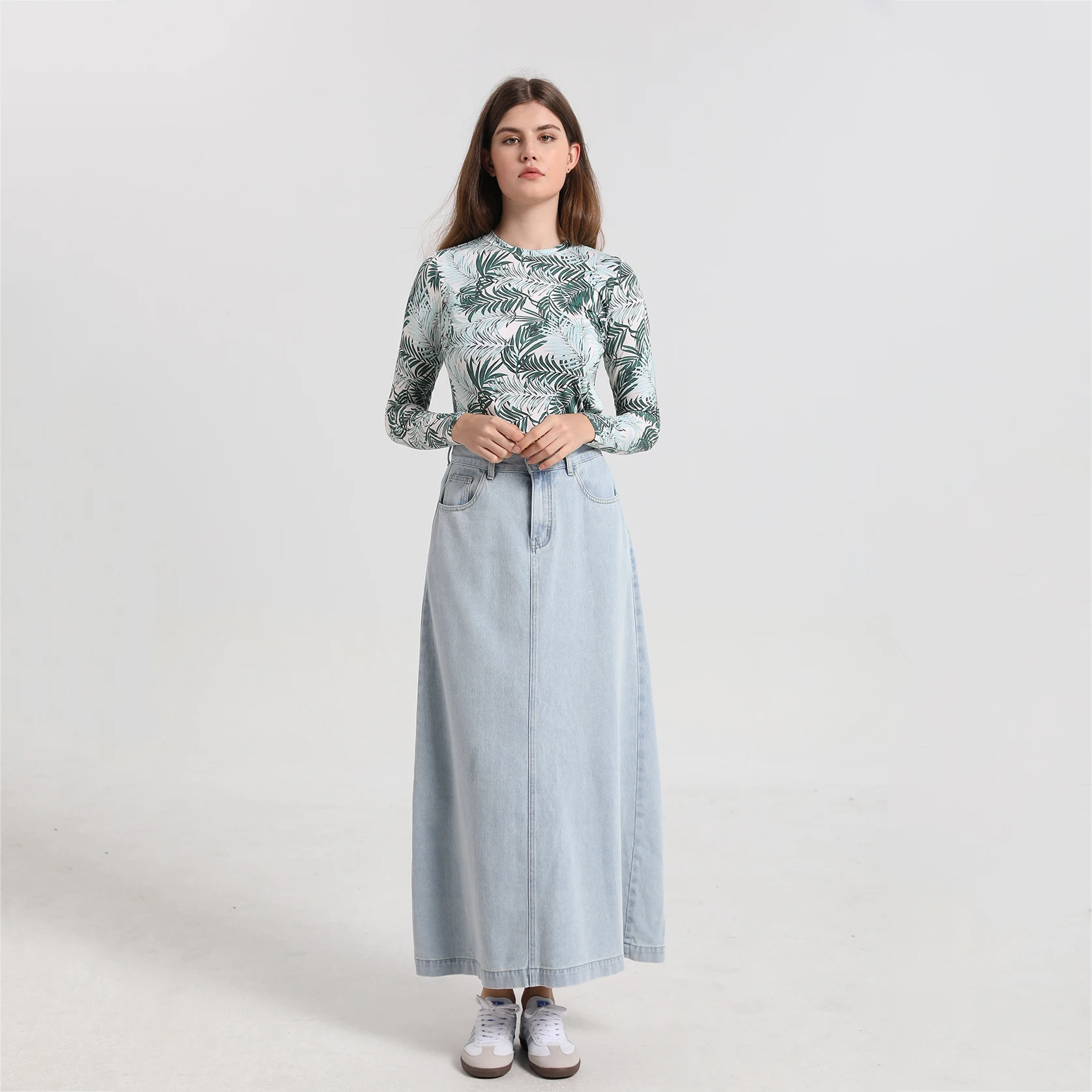 AP Printing Tee Stretchy  Moda - Linen Dress Wrap ulasan dan harga