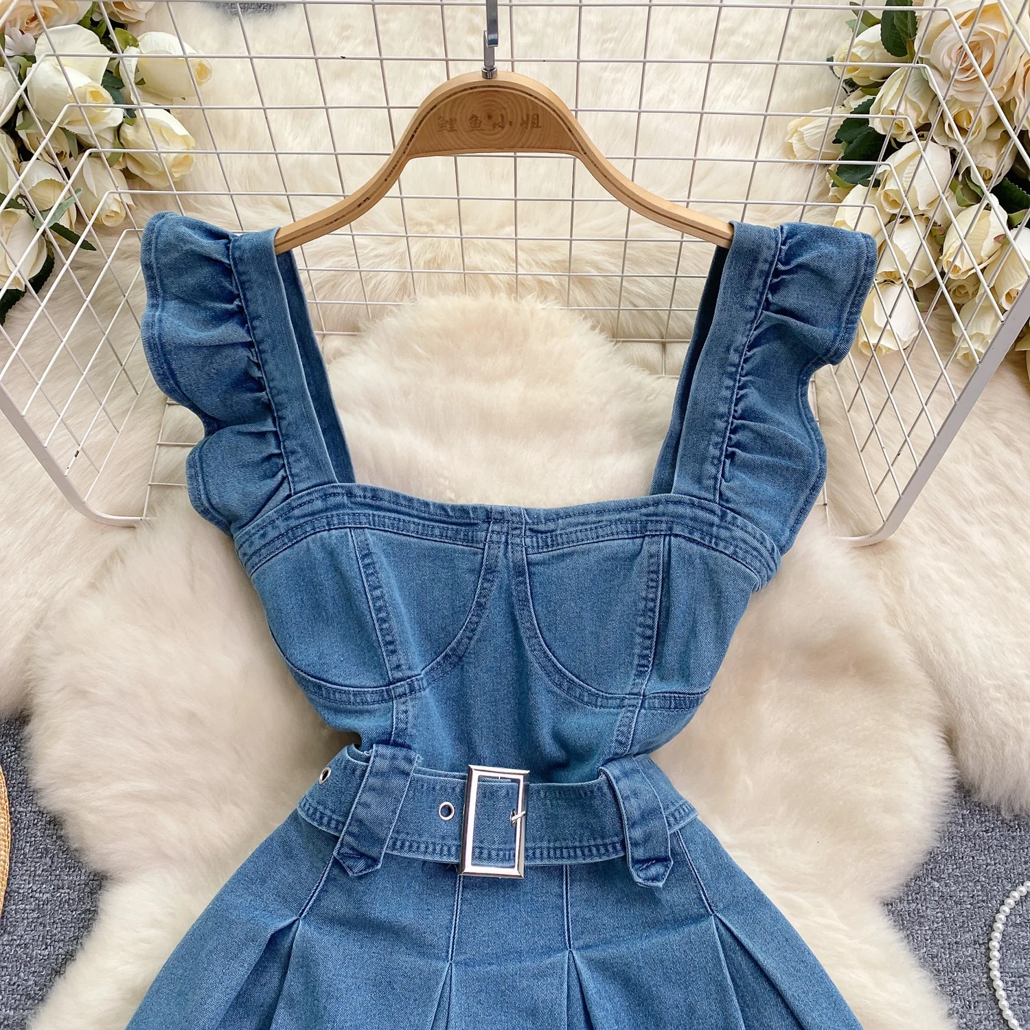 Korean Version of The College  - Maxi Dress Halter ulasan dan harga