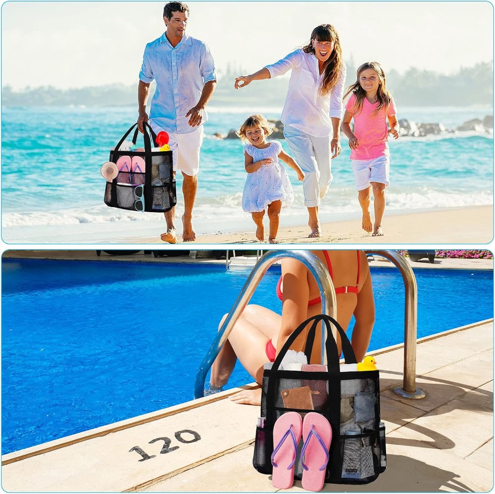 Women's Mesh Beach Bag - Water - Tote Bag Beach ulasan dan harga