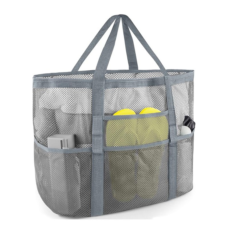 Travel Mesh Beach Bag for Wome - Tote Bag Beach ulasan dan harga
