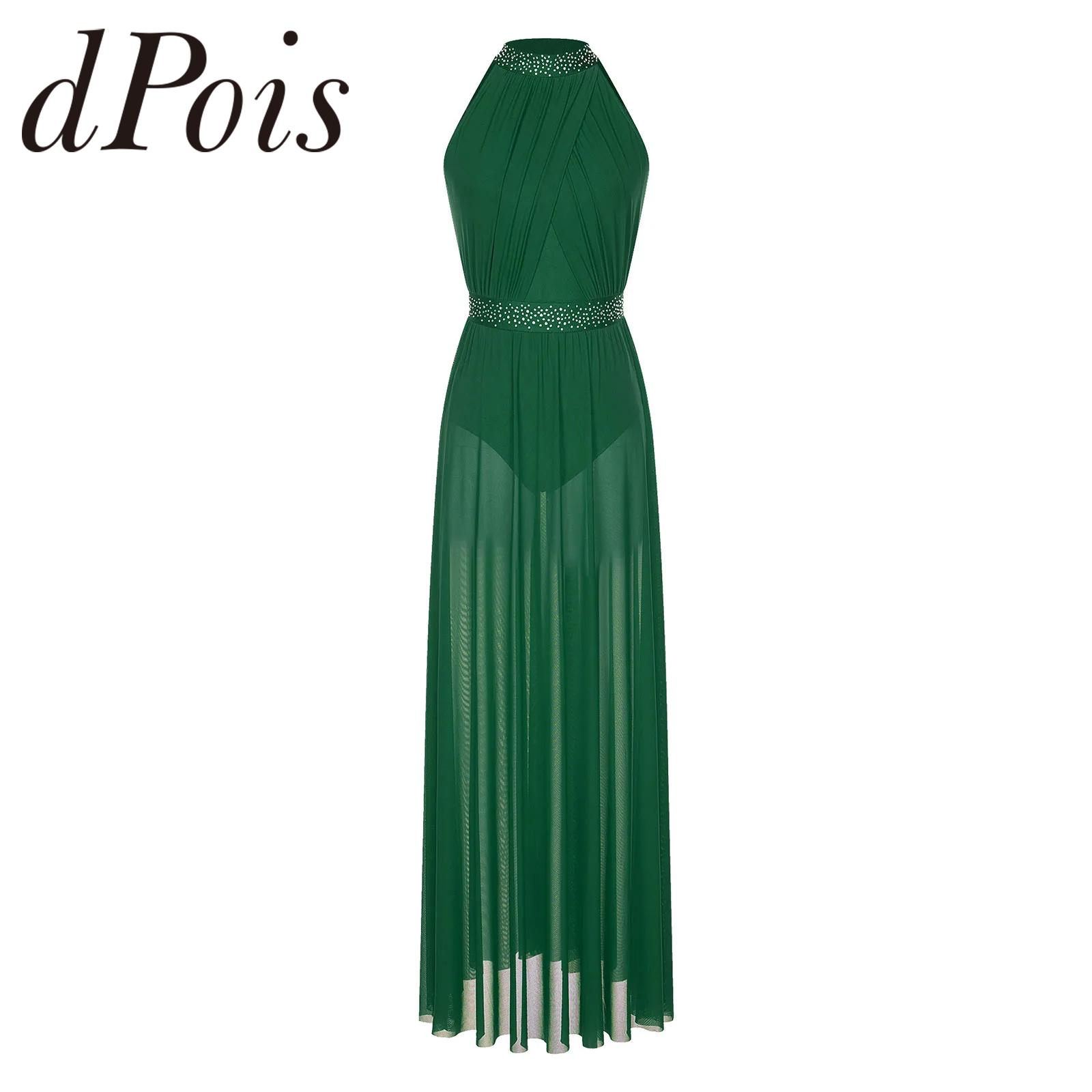 Womens Split Sheer Mesh Halter - Maxi Dress Halter ulasan dan harga
