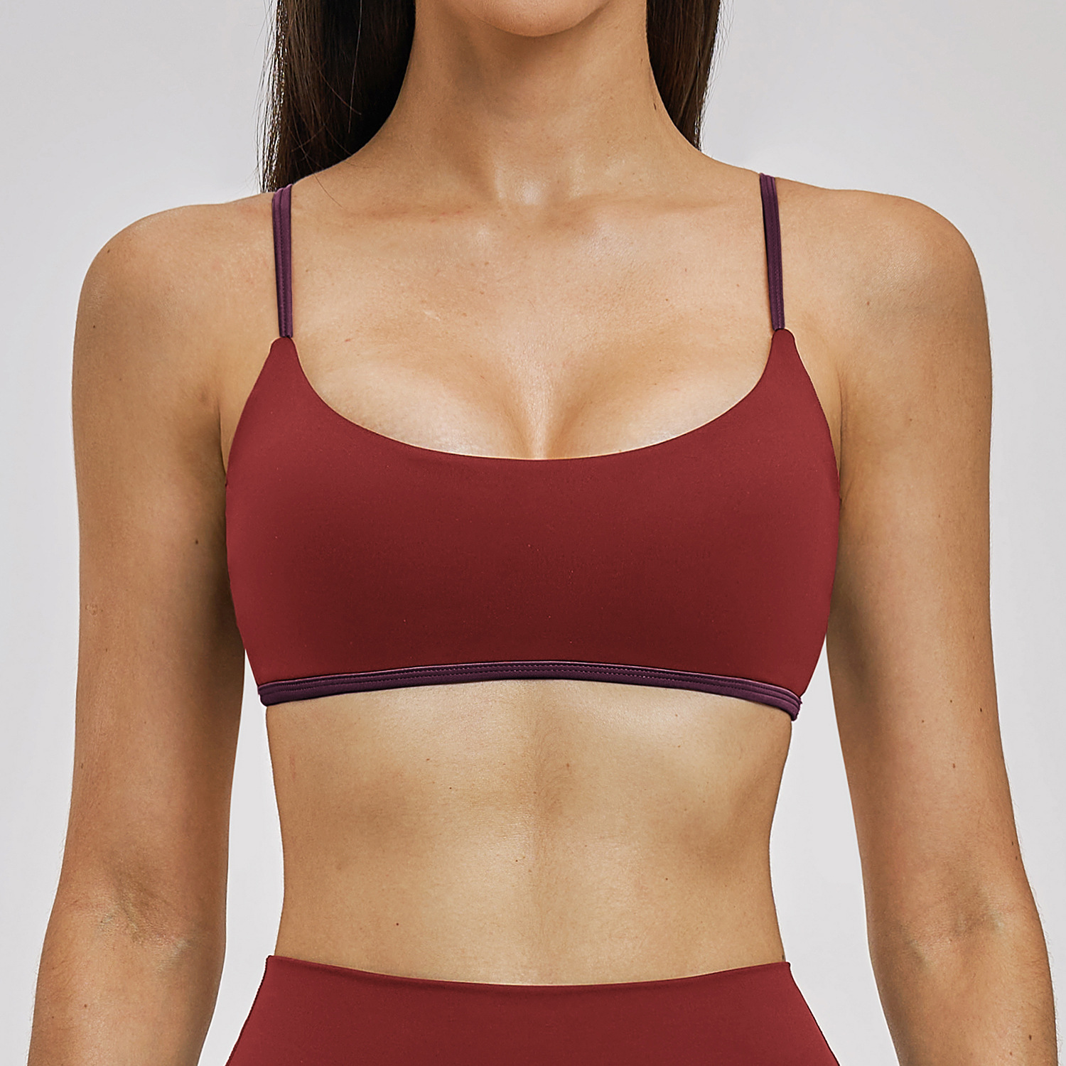 Sexy Women Sports Bra Push Up  - Bralette Triangle Set ulasan dan harga