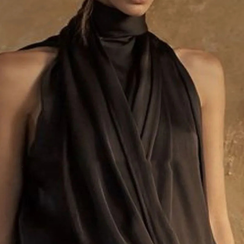 2026 Spring Summer Elegant Hal - Maxi Dress Halter ulasan dan harga