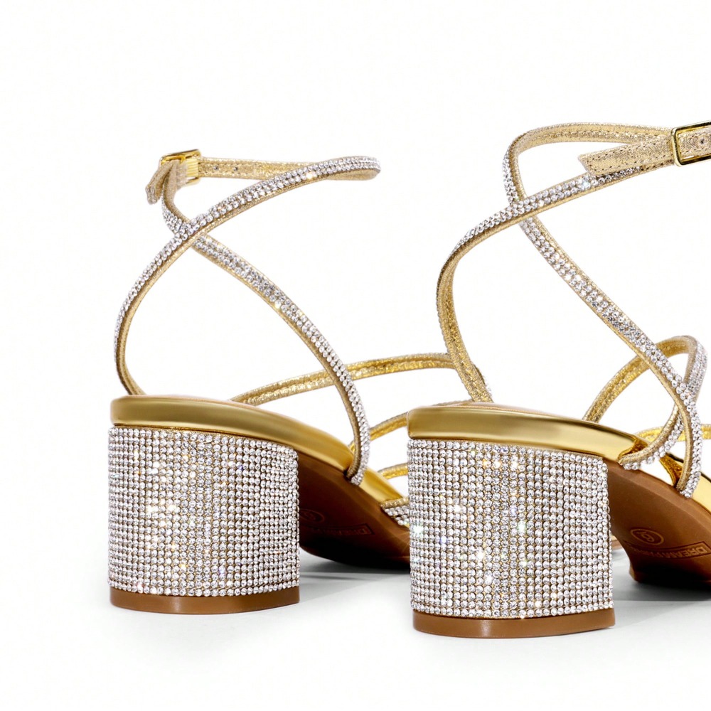 Womens Block Heels 2 Inch Stra - Sandal Strappy Heeled ulasan dan harga