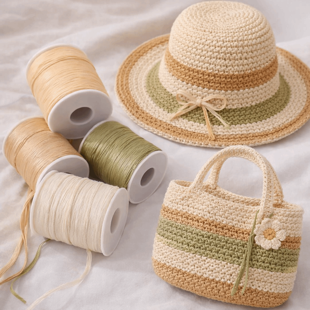 High Quality Premium Quality 1 - Crochet Bag Raffia ulasan dan harga