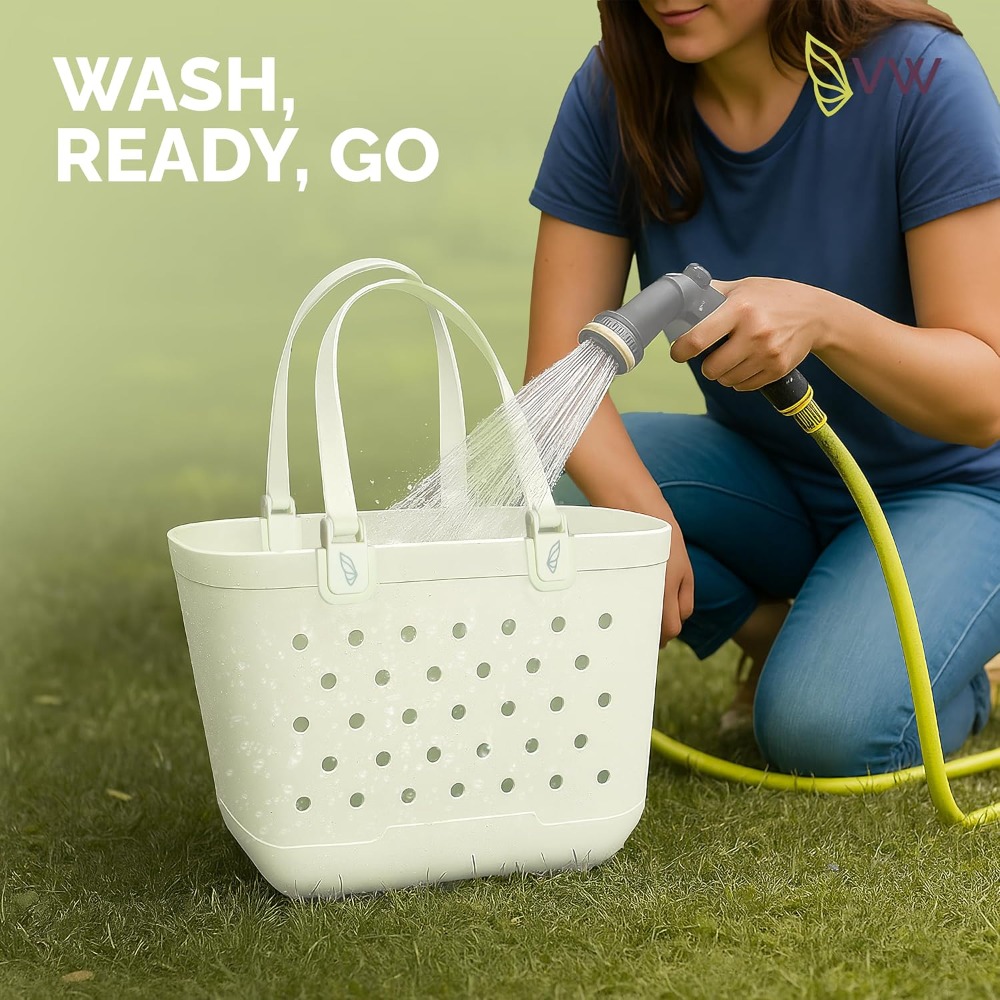 Large Rubber Beach Tote Bag -  - Tote Bag Beach ulasan dan harga