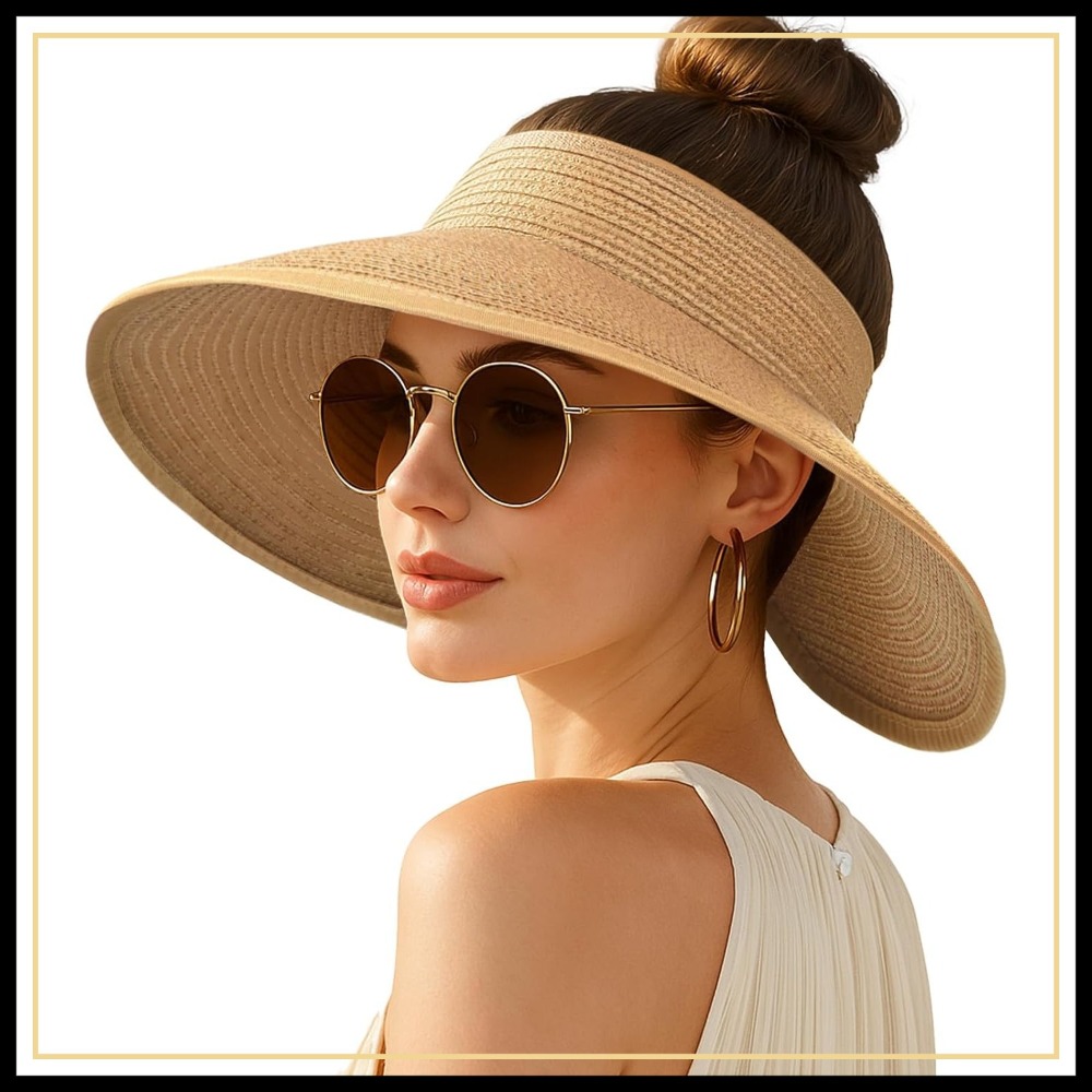 Women's Sun Visor Hats Wide Br - Hat Floppy Wide ulasan dan harga