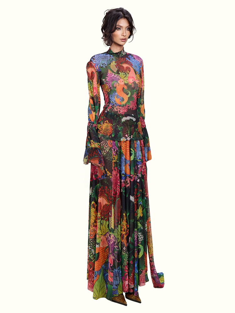 Weird Puss Colorful Floral Pri - Romper Floral Print ulasan dan harga