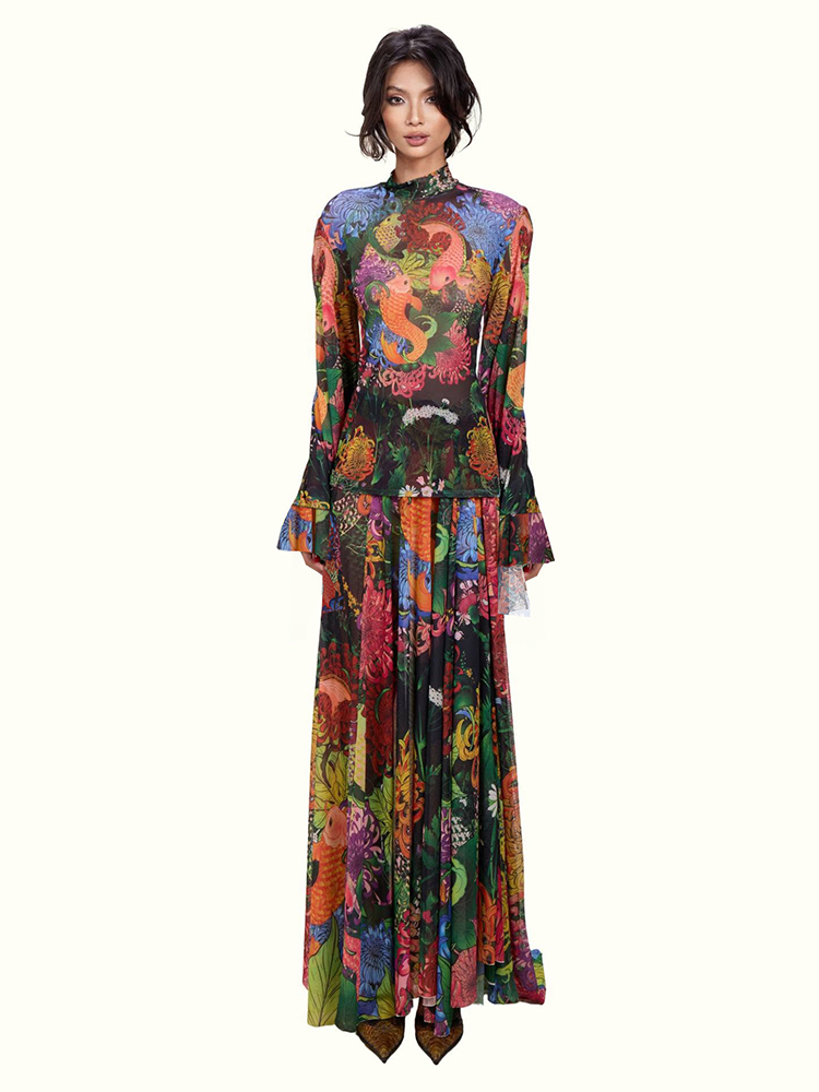 Weird Puss Colorful Floral Pri - Romper Floral Print ulasan dan harga