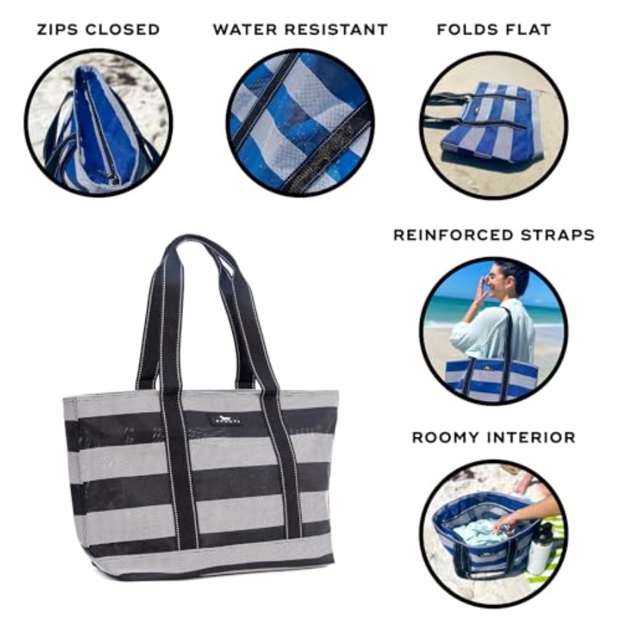 Joyride - Large Sandproof Beac - Tote Bag Beach ulasan dan harga