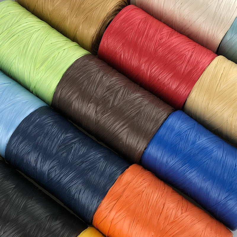 100g/pcs Flat Raffia Paper Yar - Crochet Bag Raffia ulasan dan harga