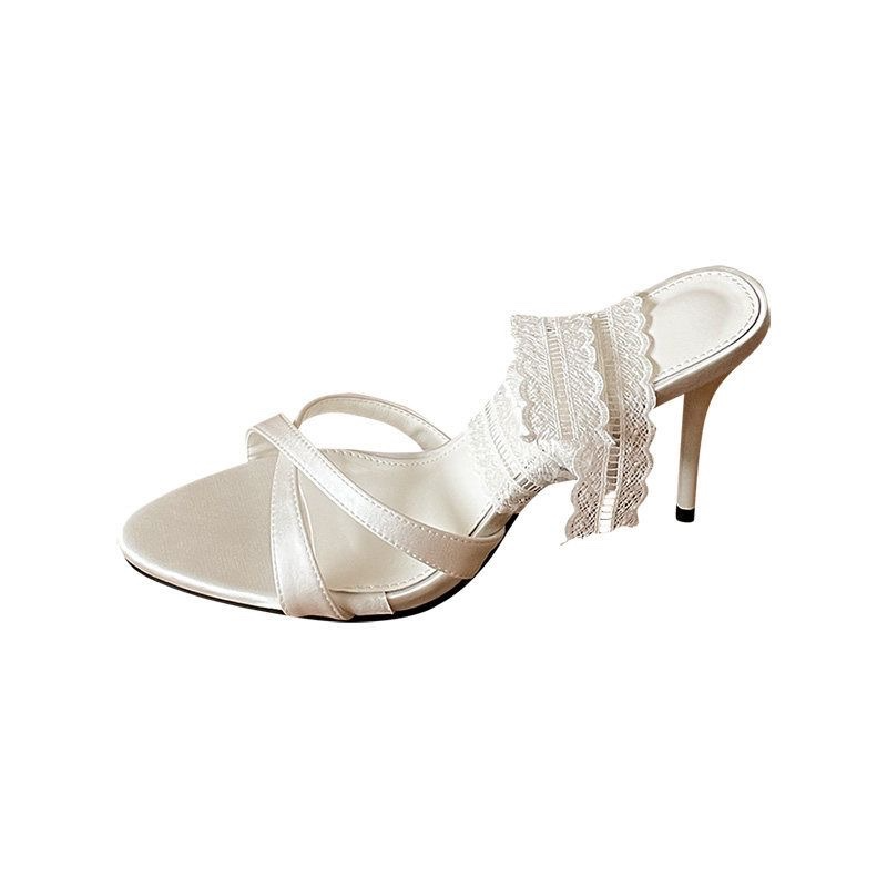2026 New Pointed Head Strappy  - Sandal Strappy Heeled ulasan dan harga