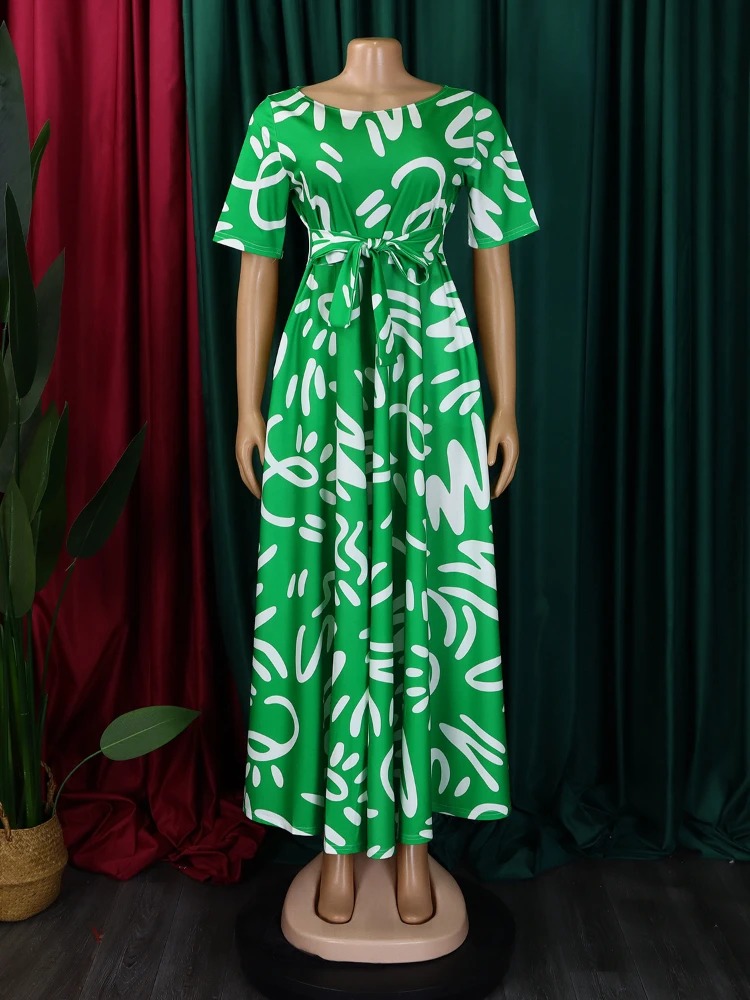 Floral Print Tie Waist Midi Dr - Midi Skirt Floral ulasan dan harga