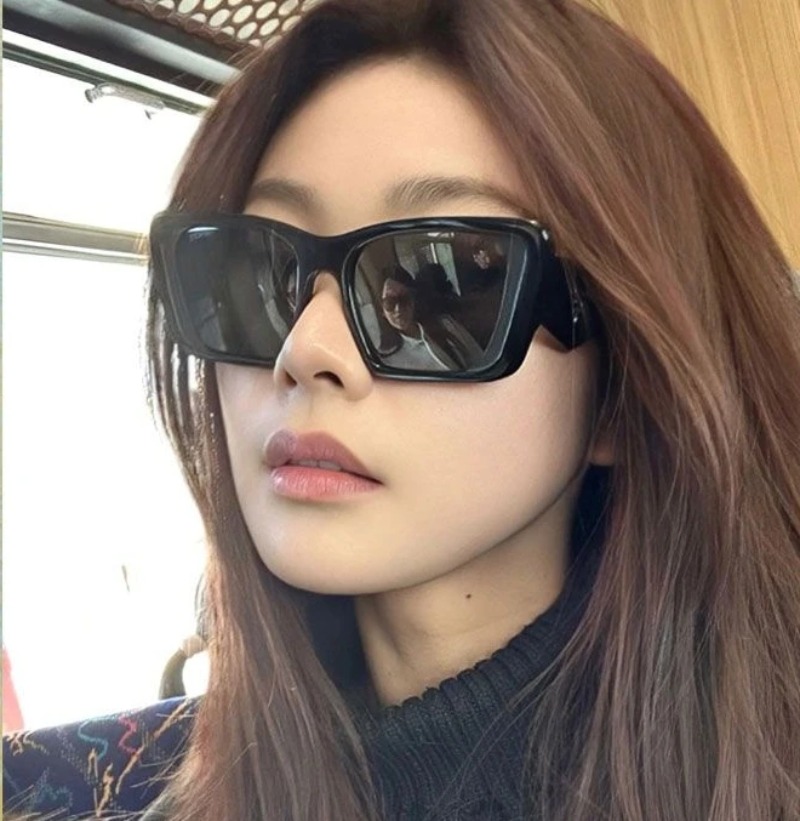 Retro Square Sunglasses Men Wo - Sunglasses Cat Eye ulasan dan harga