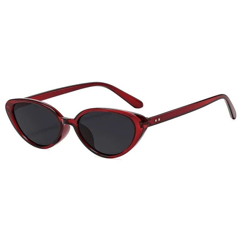 Rivets Brown Fashion Cat Eye S - Sunglasses Cat Eye ulasan dan harga