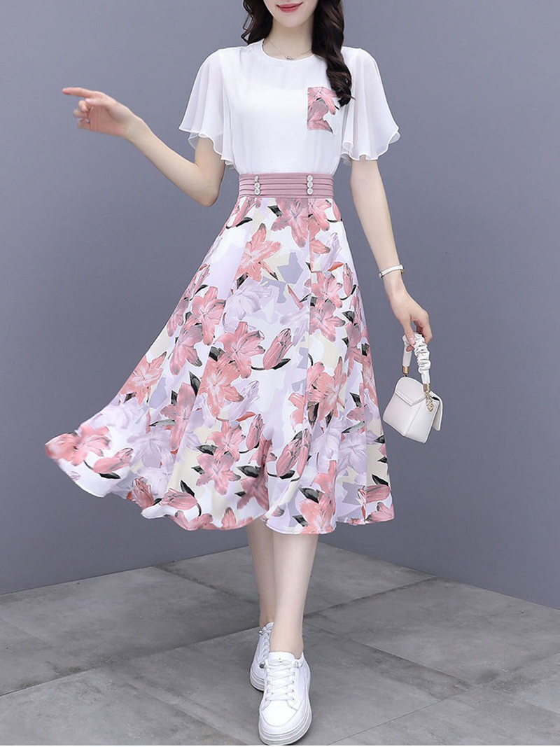 Women's Suits Summer 2022 New  - Romper Floral Print ulasan dan harga