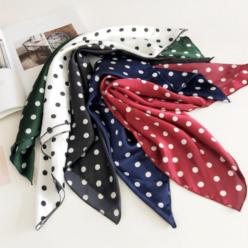 Leopard Print Polka Dot Square - Headband Summer Knit ulasan dan harga