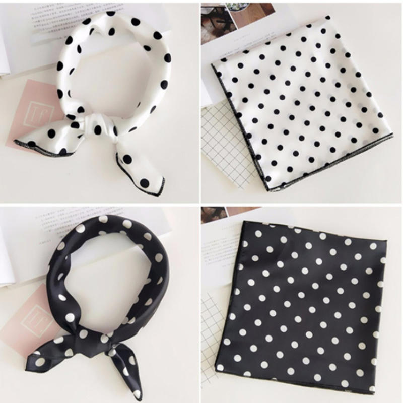 Leopard Print Polka Dot Square - Headband Summer Knit ulasan dan harga