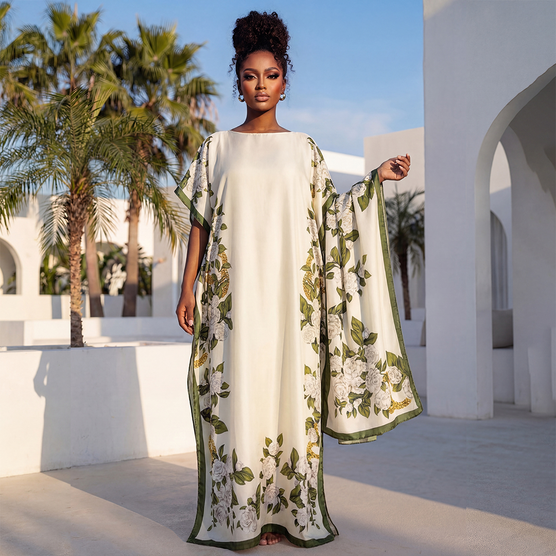 Summer Fashion African Shawl F - Romper Floral Print ulasan dan harga