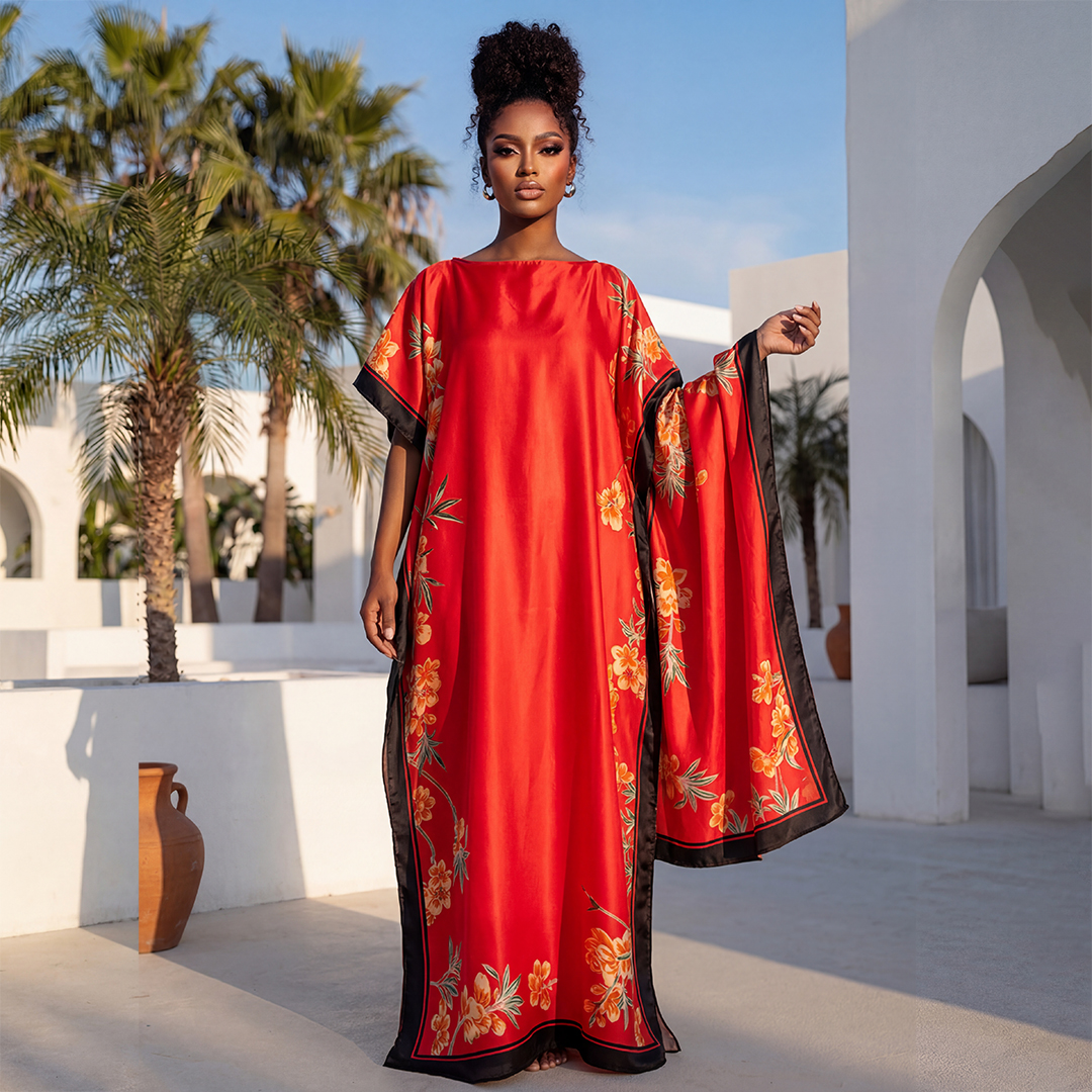 Summer Fashion African Shawl F - Romper Floral Print ulasan dan harga