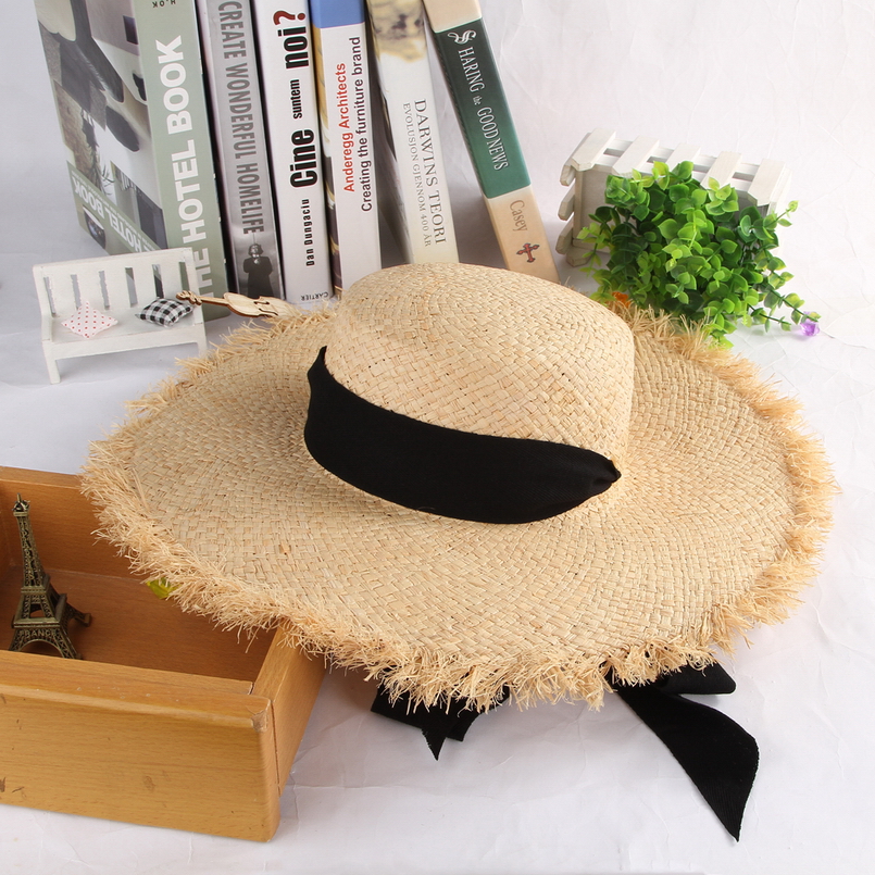 GEMVIE Handmade Weave Raffia S - Hat Floppy Wide ulasan dan harga