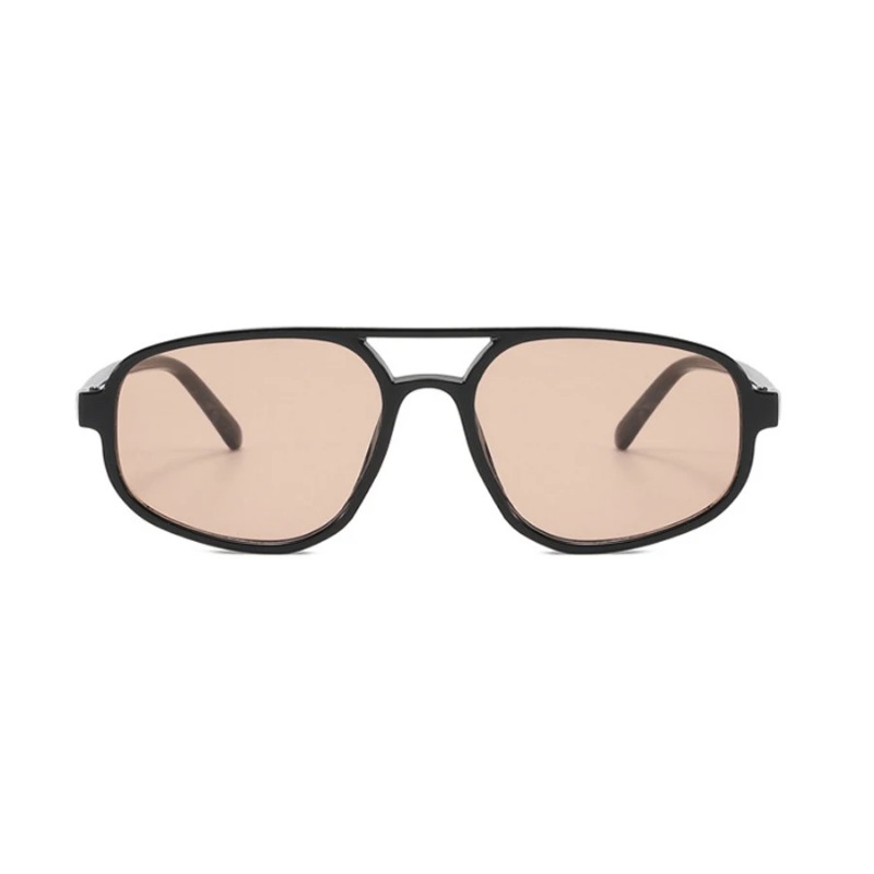 New Retro Double Bridge Sungla - Sunglasses Cat Eye ulasan dan harga