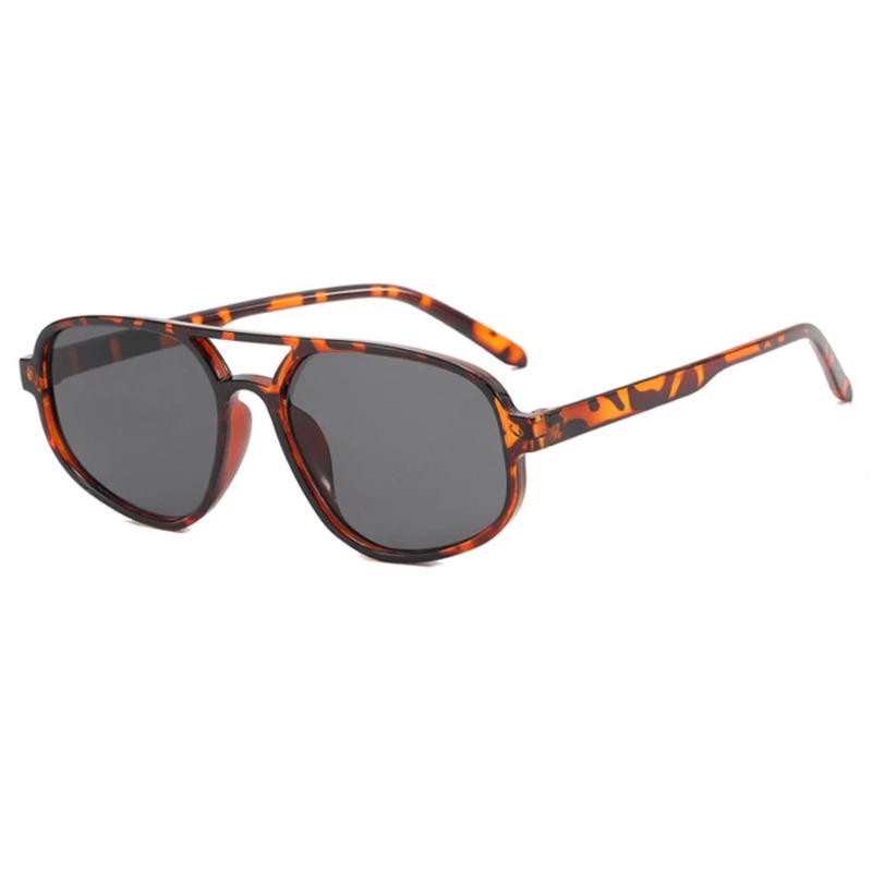 New Retro Double Bridge Sungla - Sunglasses Cat Eye ulasan dan harga