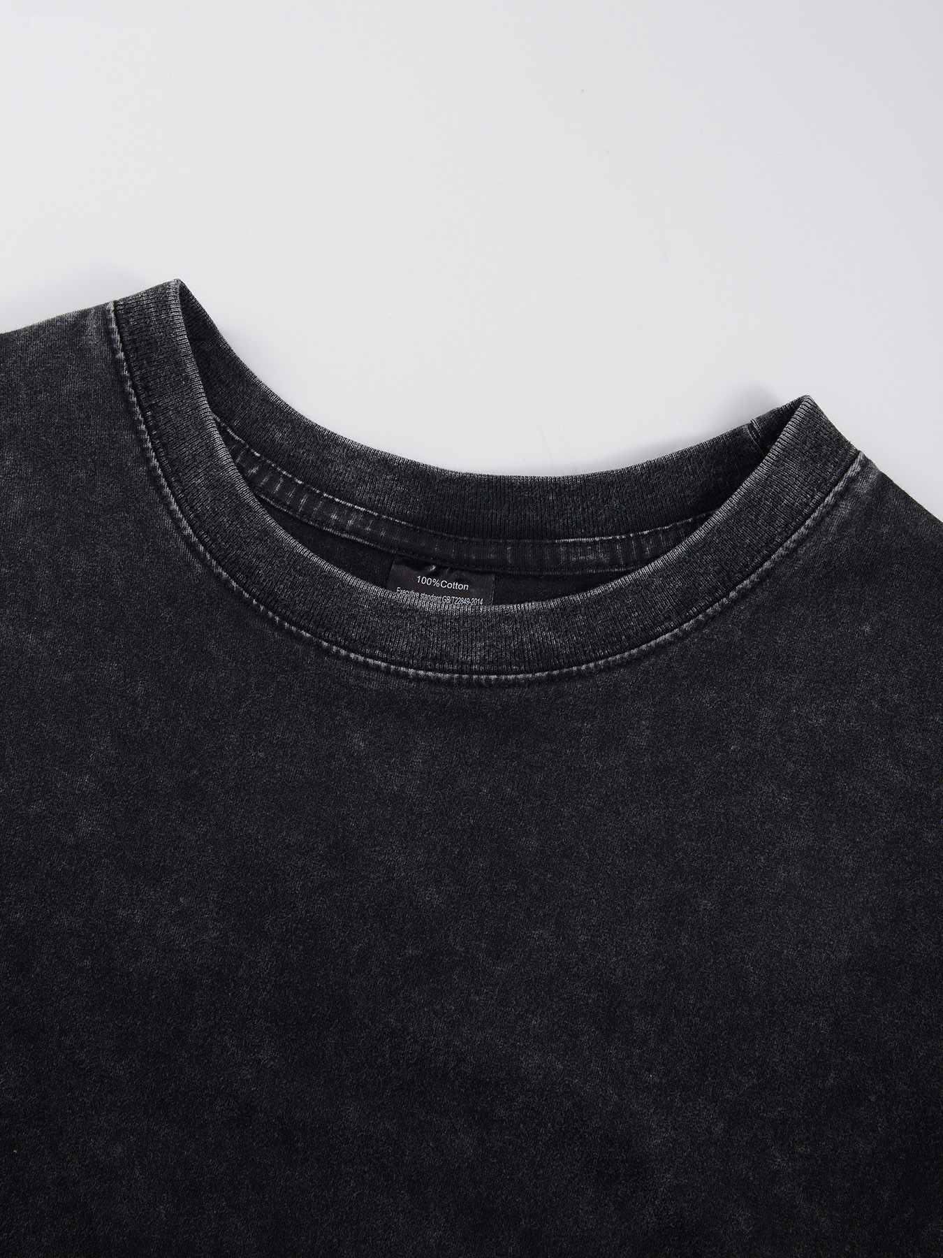 Y2k Custom Solid Washed T-Shir - Crop Top Crochet ulasan dan harga