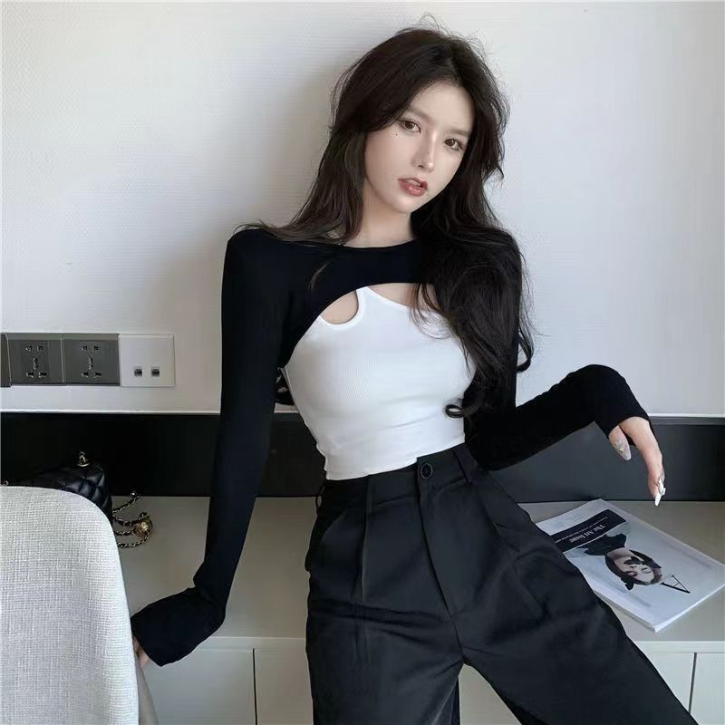 Modal Ice Silk Arm Sleeves Ult - Crop Top Crochet ulasan dan harga