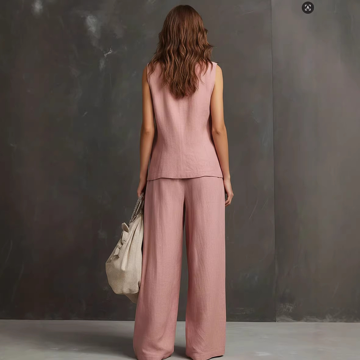 2026 summer women's clothing l - Linen Pant Wide ulasan dan harga