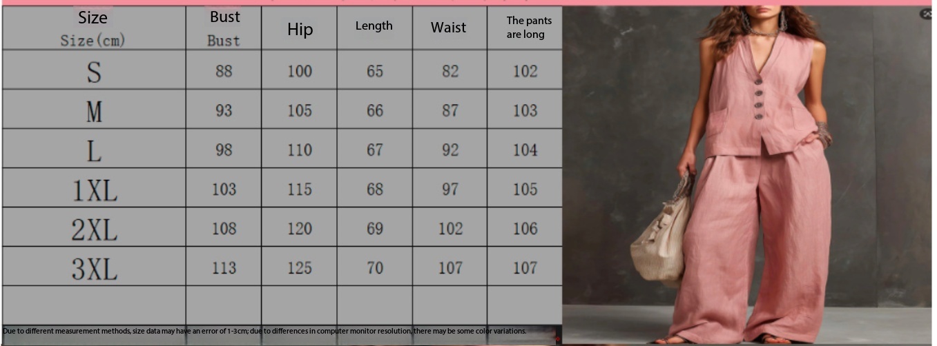 2026 summer women's clothing l - Linen Pant Wide ulasan dan harga