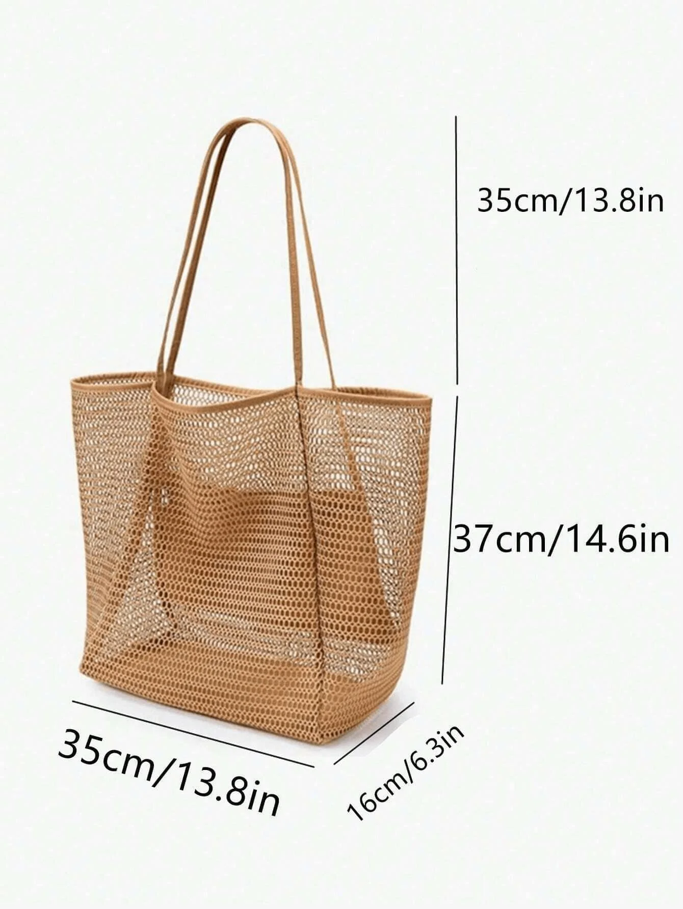 1pc Mesh Beach Tote Bag, Outdo - Tote Bag Beach ulasan dan harga