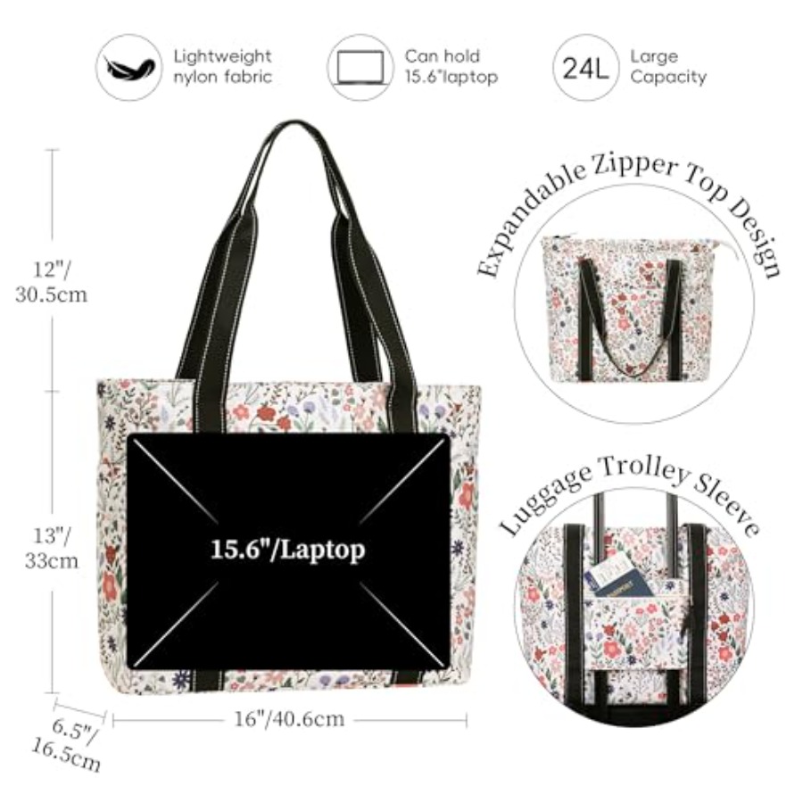 Tote Bag for Women with Laptop - Tote Bag Beach ulasan dan harga
