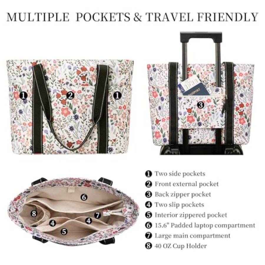 Tote Bag for Women with Laptop - Tote Bag Beach ulasan dan harga