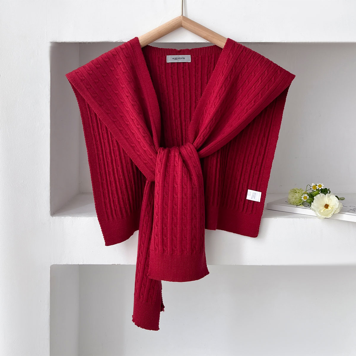 NEW Korean Autumn Knit Shawl F - Blouse Off Shoulder ulasan dan harga