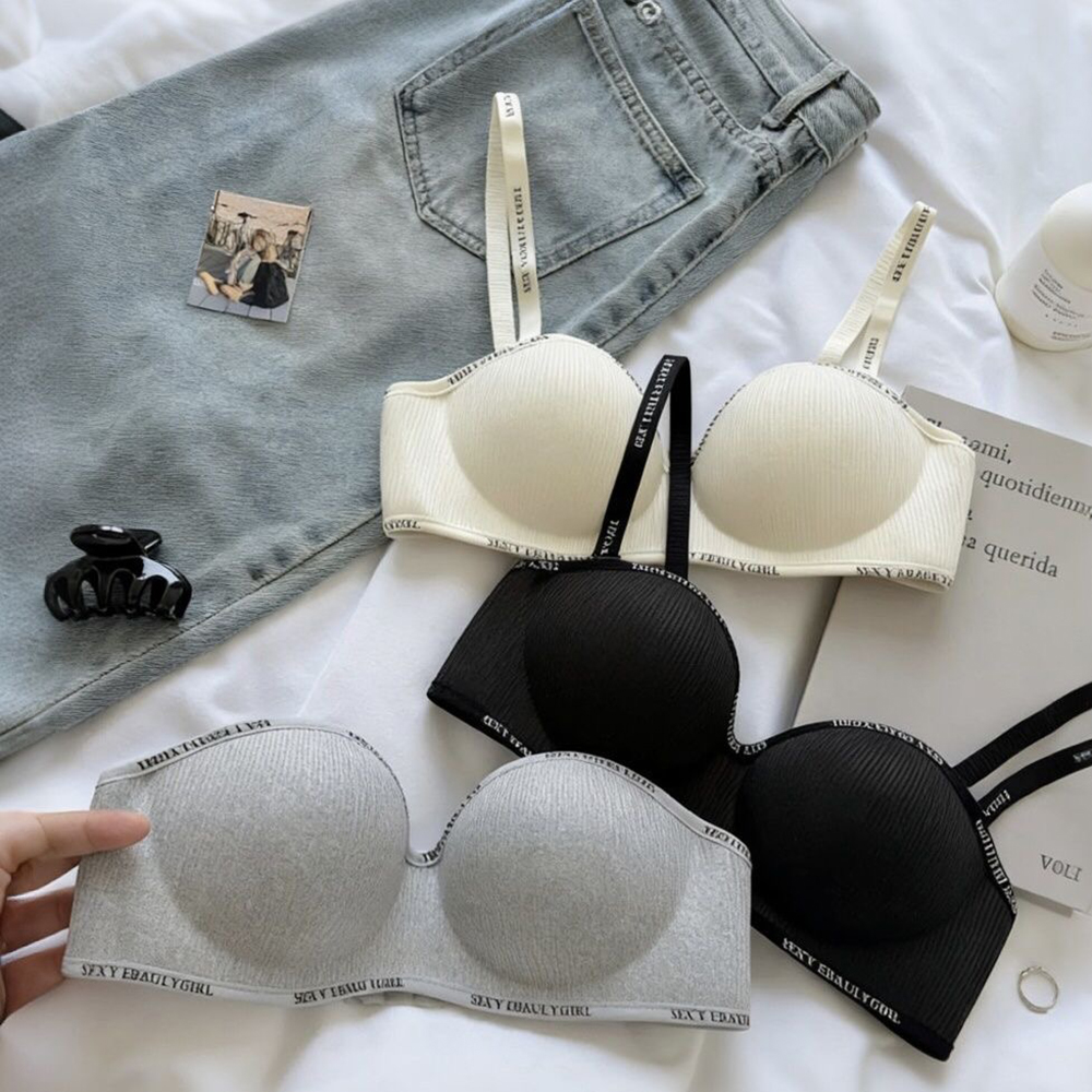 Sexy Seamless Women Sports Bra - Bralette Triangle Set ulasan dan harga