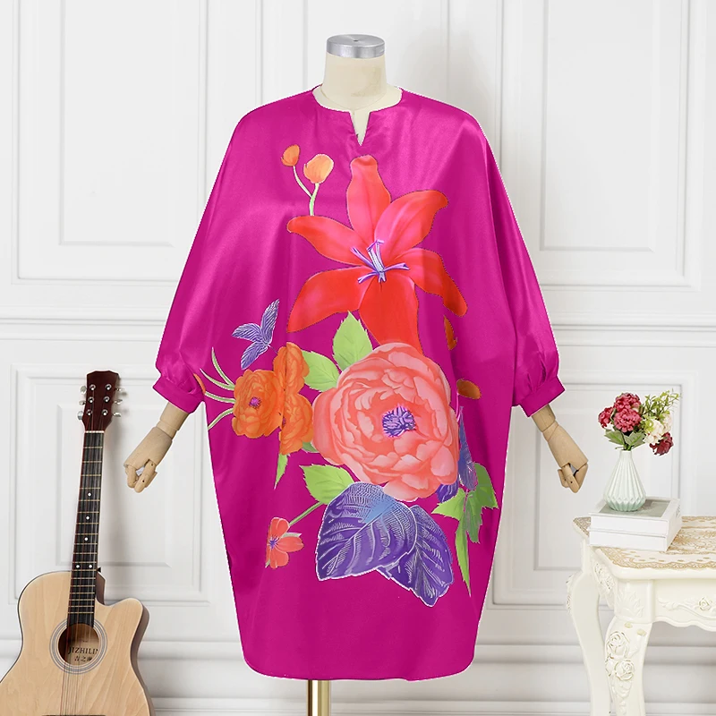 Plus Size 5XL VONDA Women Bohe - Midi Skirt Floral ulasan dan harga