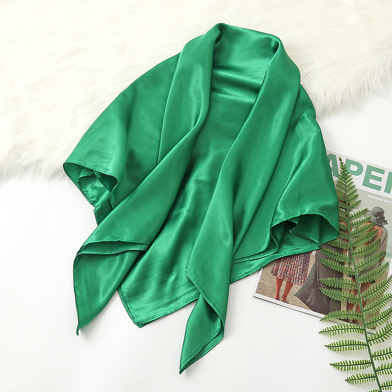 90cm Solid Colors Neckerchief  - Headband Summer Knit ulasan dan harga
