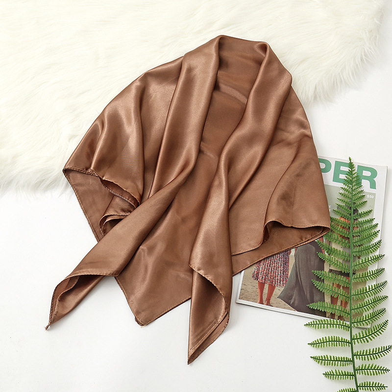 90cm Solid Colors Neckerchief  - Headband Summer Knit ulasan dan harga